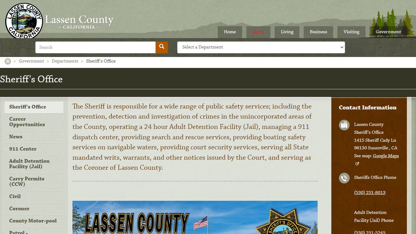 Sheriff's Office - Lassen County